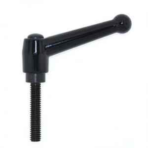 adjustable handle with a threaded rod