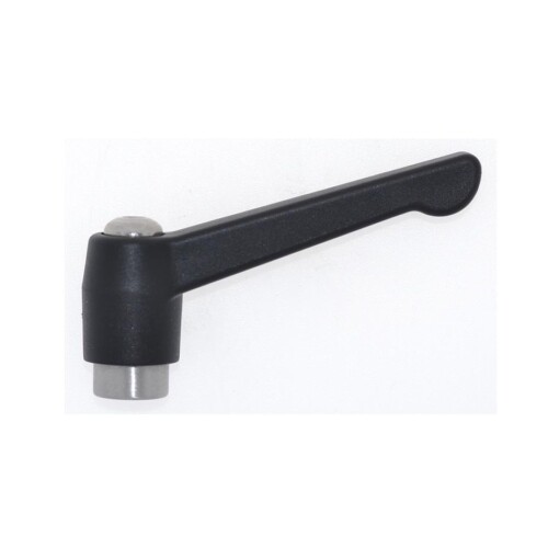 Classic style plastic adjustable handle with stainless steel tapped hole