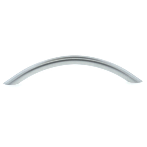 An arched pull handle made from steel