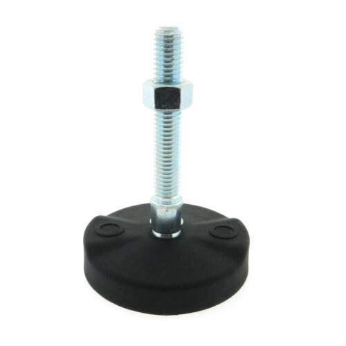 Leveling Foot With Rubber Expansion Plug Industrial Glide, M12 x 102mm - C  Tek Lean Solutions, Inc.