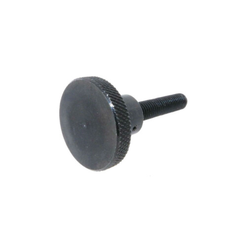 A knurled control knob with a threaded rod (inch)