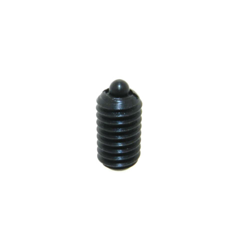 A steel short spring plunger with light end force